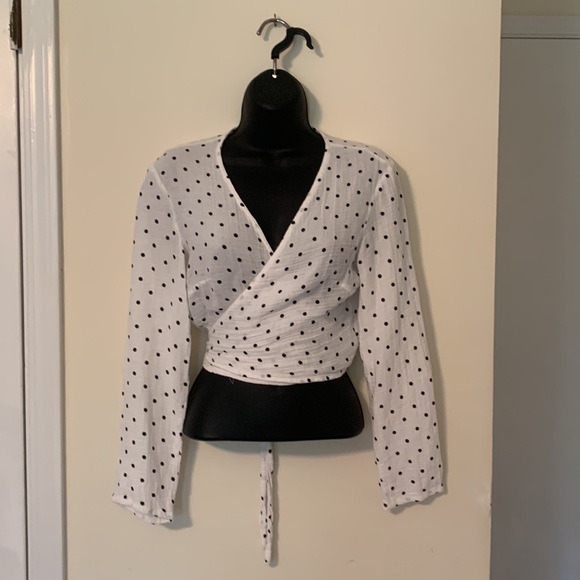 Rhythm Cotton Wrap Around Crop Top - Picture 1 of 6